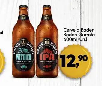 Imec Supermercados Cerveja baden baden garrafa 600ml oferta
