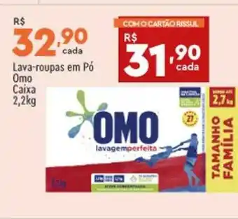 Supper Rissul Lava-roupas em pó omo oferta