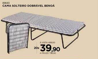 Benoit Cama solteiro dobrável benoá oferta