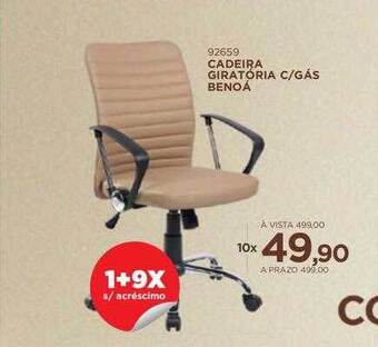 Benoit Cadeira giratória c gás benoá oferta
