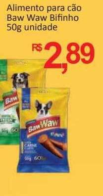 Supermercados Savegnago Alimento para cão baw waw bifinho oferta