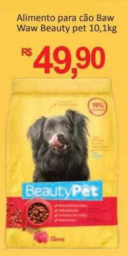 Supermercados Savegnago Alimento para cão baw waw beauty pet oferta