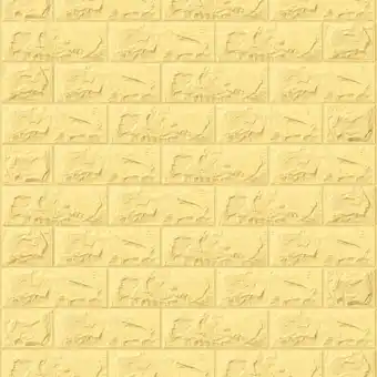 Painel 3d tijolo adesivo 70x77x0,6 cm (bege)