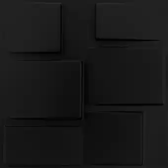 Balaroti Placa 3d papier dark auto adesivo 50x50 cm (preto) oferta
