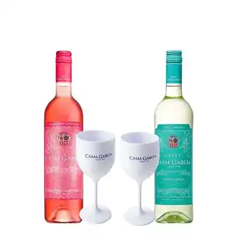 Pão de Açúcar Kit casal garcia 750ml com 02 vinhos + 02 taças oferta