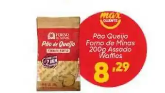 Palomax Pão Queijo Forno De Minas Assado Waffles 200g oferta