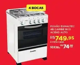DB Supermercados Fogão esmaltec caribe oferta