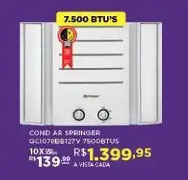 DB Supermercados Condicionador ar springer 7500btu oferta