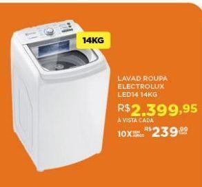 DB Supermercados Lavadora roupa electrolux 14kg oferta