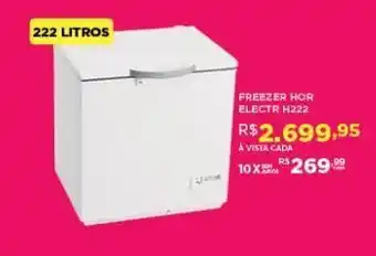 DB Supermercados Freezer horizontal electrolux 222l oferta