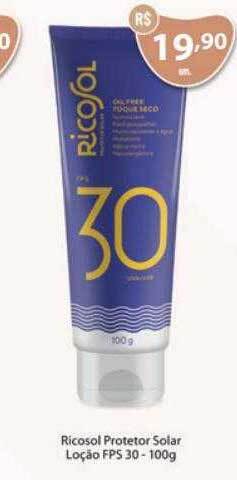 Tchê Farmácias Ricosol protetor solar loção fps 30 oferta