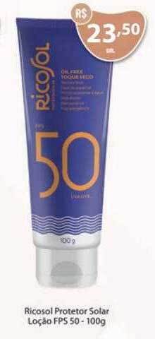 Tchê Farmácias Ricosol protetor solar loção fps 50 oferta