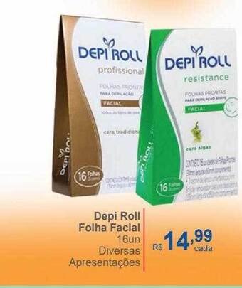 Tchê Farmácias Depi roll folha facial oferta