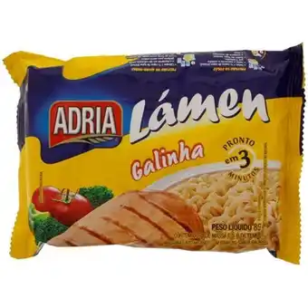 Macarrão instantâneo galinha adria 85g