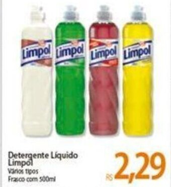 Atacadão Detergente liquido Limpol 500ml oferta