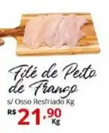 Ricoy Supermercados File de Peito de Frango s/ Osso resfriado 1kg oferta