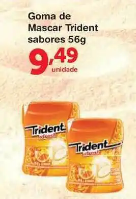 Goma De Mascar Trident 56g