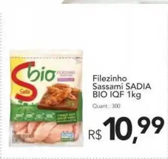Supermercados Koch Filezinho Sassami Sadia Bio Iqf 1kg oferta