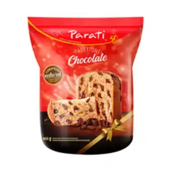 Supermercados Pague Menos Panettone parati chocolate 450g oferta