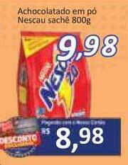 Supermercados Savegnago Achocolatado Em Pó Nescau 800g oferta