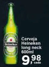 Rossi Supermercado Cerveja Heineken Long Neck 600ml oferta