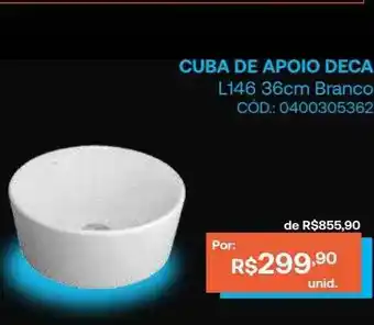 Cuba de apoio deca l146 36cm branco