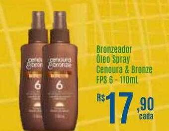 Bronzeador óleo spray cenoura & bronze fps 6 110ml