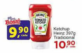 Rossi Supermercado Ketchup Heinz 397g Tradicional oferta