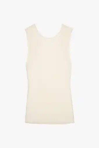 ZARA Top com costas abertas com lã kaia x zara oferta