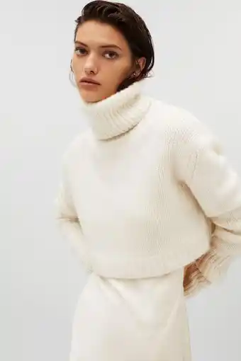 ZARA Suéter cropped de cashmere kaia x zara oferta