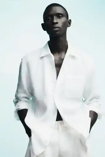 ZARA Camisa 100% linho oferta
