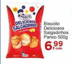 Rossi Supermercado Biscoito Deliciosos Salgadinhos Panco 500g oferta