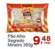 Rossi Supermercado Pao Alho Segredo Mineiro 380g oferta