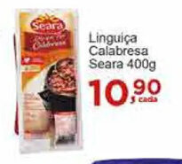 Rossi Supermercado Linguica Calabresa Seara 400g oferta