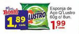 Esponja De Aco Q Lustro 60g c/8un