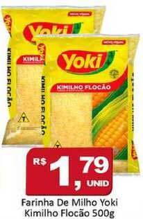 Rede Krill Farinha De Milho Yoki Kimilho Flocão 500g oferta