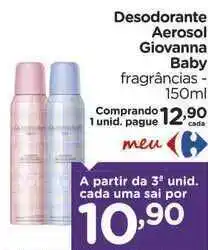Carrefour Desodorante Aerosol Giovanna Baby 150ml oferta