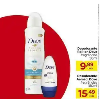 Carrefour Desodorante Roll On Dove 50ml oferta