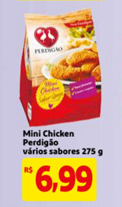 Mercado Extra Mini Chicken Perdigao varios sabores 275g oferta