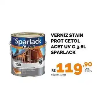 Verniz Stain Prot Cetol Acet Uv Sparlack 3.6L