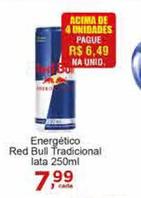 Rossi Supermercado Energetico Red Bull Trad. lata 250ml oferta