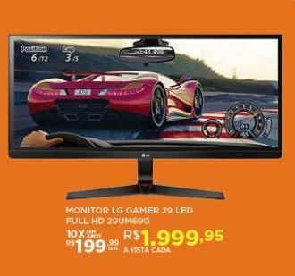 Monitor lg gamer 29 led full hd