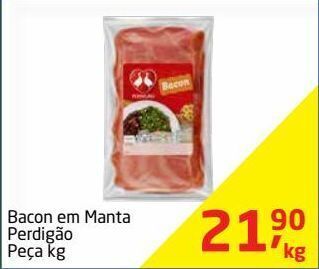 Tenda Atacado Bacon manta perdigão kg oferta
