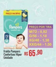 Mart Minas Fraldas pampers oferta