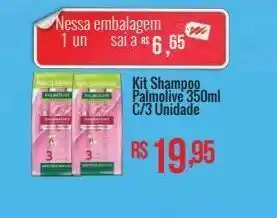 Mart Minas Kit shampoo palmolive 350ml 3un oferta