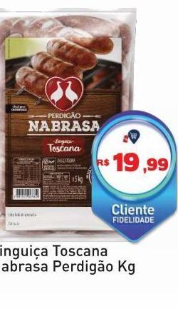 Tonin Superatacado Linguiça toscana nabrasa perdigão kg oferta