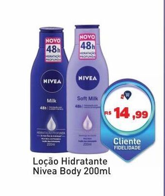Tonin Superatacado Loção hidratante nivea 200ml oferta
