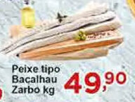Rossi Supermercado Peixe tipo Bacalhau Zarbo 1kg oferta