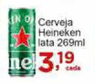 Rossi Supermercado Cerveja Heineken lata 269ml oferta