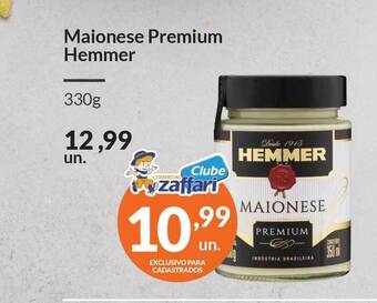 Zaffari Maionese Premium Hemmer 330g oferta